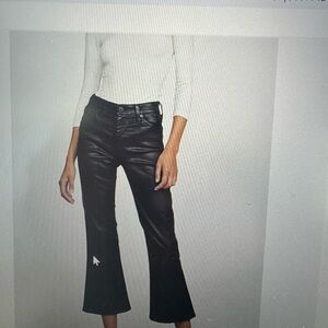Ag Adriano Goldschmied Black Flare Pants